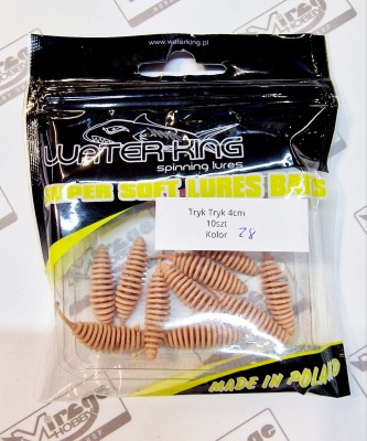 WATER KING TRYK TRYK 4cm - KOLOR nr 28 (op. 10szt) 