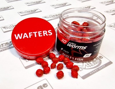 DUMBELLS MATCH PRO WORMS 3D WAFTER 8mm DUO F1 FISH (rybny) (opak. 20g)