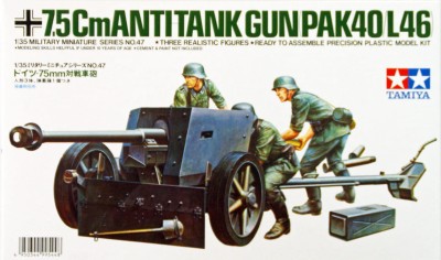 TAMIYA 35047 1:35 German 75mm Anti tank Gun