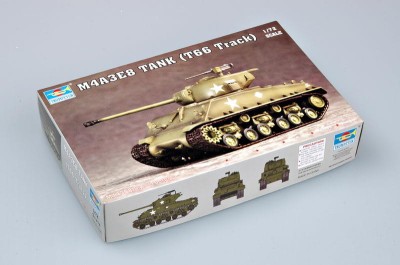 TRUMPETER 07225 1:72 M4A3E8 Sherman Tank (T66 Track) 