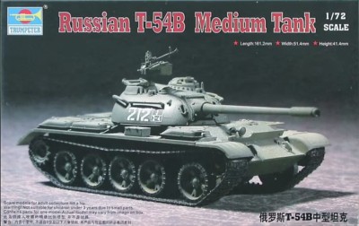 TRUMPETER 07281 1:72 Russian T-54B Medium Tank 