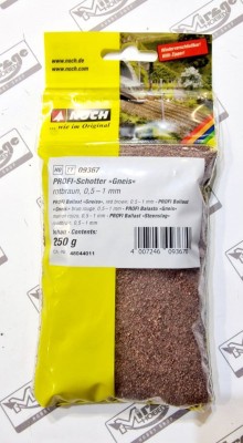 NOCH 09367 PROFI Ballast 250g - "Gnejs" reddish-brown (kamienie) 