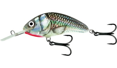 WOBLER SALMO HORNET 9cm/36g - HOLOGRAPHIC GREY SHINER [PŁYWAJĄCY] [QHT077] 