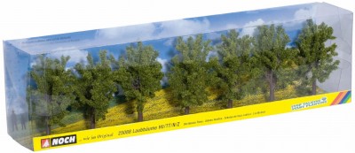 NOCH 25088 Zestaw Drzewek Liściastych [SET 7pcs] (8cm)