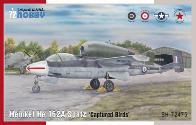 SPECIAL HOBBY 72475 1:72 Heinkel He 162A Spatz "Captured Birds"