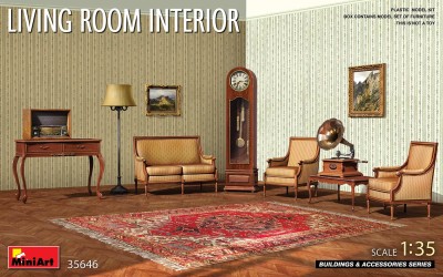MINIART 35646 1:35 Living Room Interior