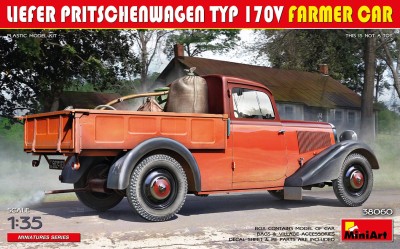 MINIART 38060 1:35 Liefer Pritschenwagen Typ 170V Farmer Car