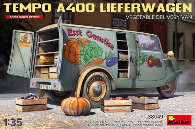 MINIART 38049 1:35 Tempo A400 Lieferwagen Vegetable Delivery Van