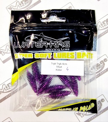 WATER KING TRYK TRYK 4cm - KOLOR nr  4 (op. 10szt) 