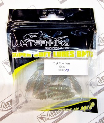 WATER KING TRYK TRYK 4cm - KOLOR nr 19 (op. 10szt) 