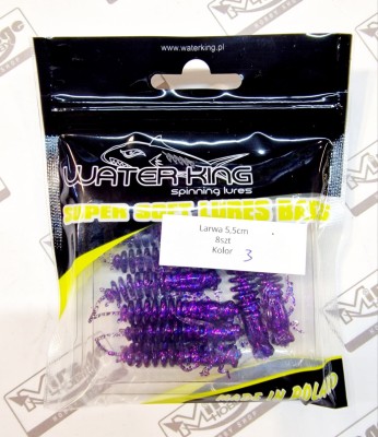 WATER KING LARWA 5,5cm - KOLOR nr  3 (op. 8szt) 