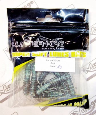 WATER KING LARWA 5,5cm - KOLOR nr 19 (op. 8szt) 