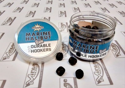 DYNAMITE BAITS Soft Durable Hookers 8mm MARINE HALIBUT [DY1447] (miękki pellet) 