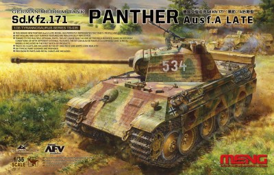 MENG TS035 1:35 German Medium Tank Sd.Kfz.171 Panther Ausf.A Late