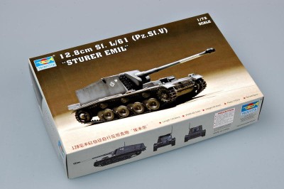 TRUMPETER 07210 1:72 12.8cm Sf. L/61 (Pz.Sf.V) "Sturer Emil"