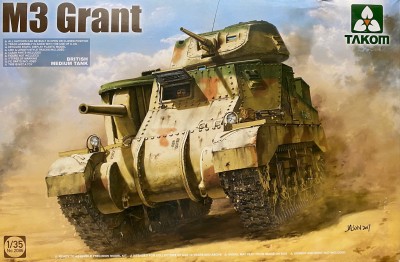 TAKOM 2086 1:35 British M3 Grant Medium Tank