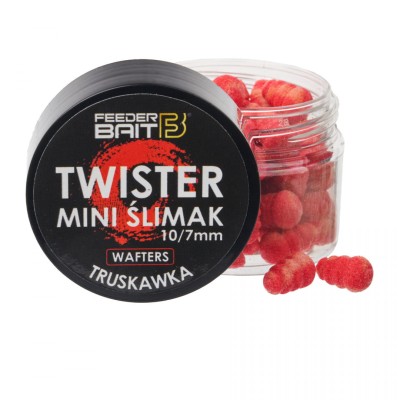 DUMBELLS FEEDER BAIT Twister Mini Ślimak Wafters - Truskawka (FB35-1) #770512