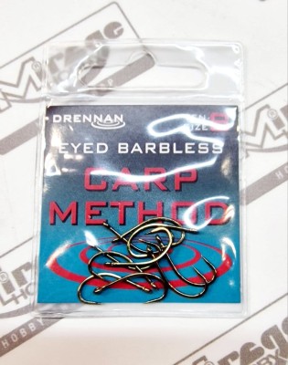 DRENNAN HACZYKI EYED BARBLESS CARP METHOD  #8 (op. 10szt) [HEBMT008]
