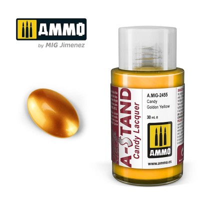 AMMO 2455 A-STAND Candy Lacquer - Candy Golden Yellow 30ml