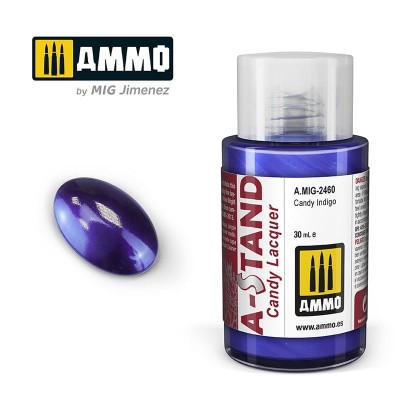 AMMO 2460 A-STAND Candy Lacquer - Candy Indigo 30ml