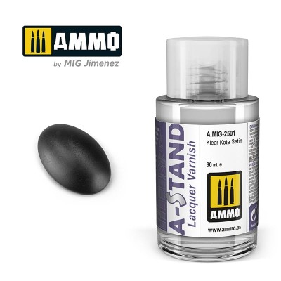 AMMO 2501 A-STAND Varnish - Klear Kote Satin 30ml (lakier satynowy)