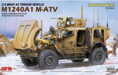 Rye Field Model RM5032 1:35 U.S MRAP All Terrain Vehicle M1240A1 M-ATV (with full interior) (Polska Wersja)