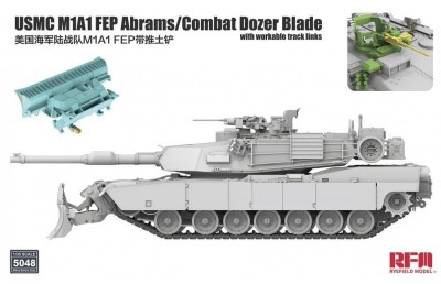 Rye Field Model RM5048 1:35 USMC M1A1 FEP Abrams / Combat Dozer Blade (with workable track links)