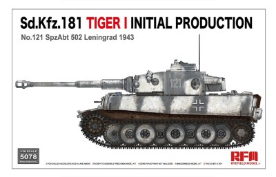 Rye Field Model RM5078 1:35 Sd.Kfz.181 Tiger I initial Production No.121 SpzAbt 502 Leningrad 1943 