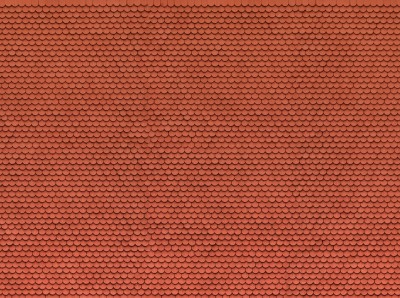 NOCH 56690 3D-Karton z imitacją "Zwykły kafelek czerwony" 25x12,5cm