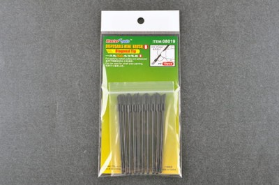 TRUMPETER 08019 Disposable Mini Diagonal Brush (10 pcs)