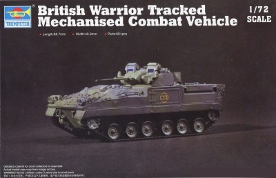 TRUMPETER 07101 1:72 British Warrior Tracked Mechanised Combat Vehicle