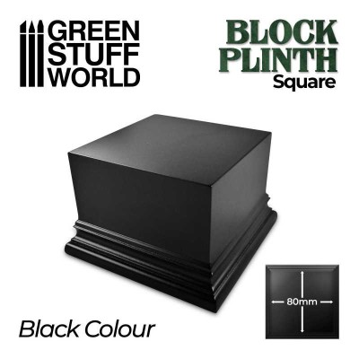 GSW 2706 Square Top Display Plinth 8x8cm - Black (podstawka) 