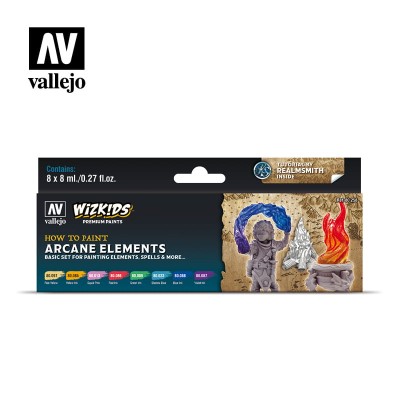 VALLEJO 80258 Wizkids: Arcane Elements [PAINT SET]