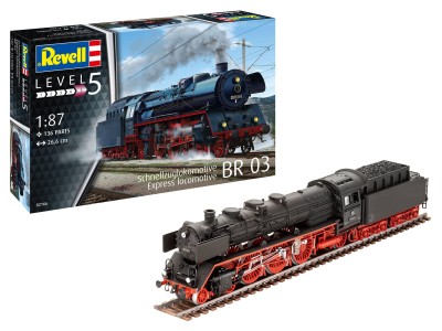 REVELL 02166 1:87 Express locomotive BR03 
