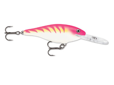 WOBLER RAPALA SHAD RAP 9cm/15g F - Pink Tiger UV (SR09 PTU) 