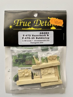 TRUE DETAILS 48483 1:48 P-47D HASEGAWA