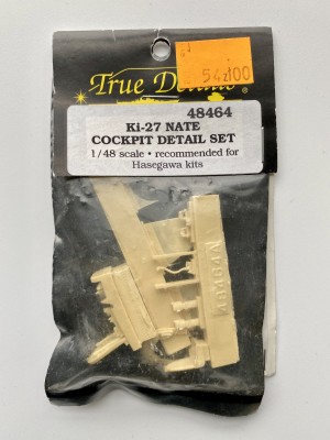 TRUE DETAILS 48464 1:48 Ki27 NATE COCKPI