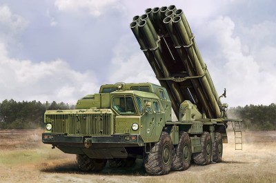 HOBBY BOSS 82940 1:72 Russian 9A52-2 Smerch-M Multiple Rocket Launcher Of RSZO 9k58 Smerch MRLS
