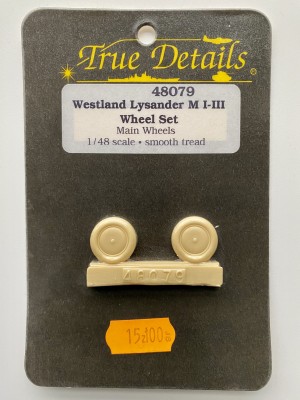 TRUE DETAILS 48079 1:48 LYSANDER MkI/III Wheel Set