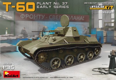 MINIART 35224 1:35 T-60 (PLANT No.37) Early Series [INTERIOR KIT]