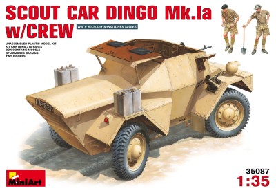 MINIART 35087 1:35 Scout Car DINGO Mk.Ia with crew