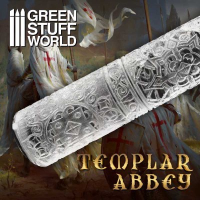 GSW 2987 ROLLING PIN - Templar Abbey (wałek do odcisku mas)