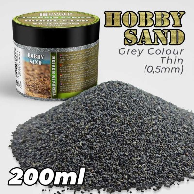 GSW 11181 Thin Hobby Sand - Dark Grey 200ml