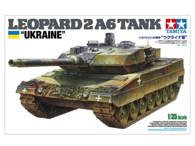 TAMIYA 25207 1:35 Leopard 2 A6 Tank "Ukraine"