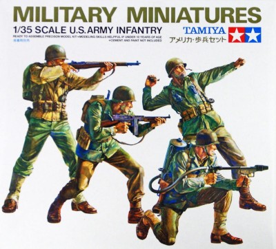 TAMIYA 35013 1:35 U.S. Army Infantry