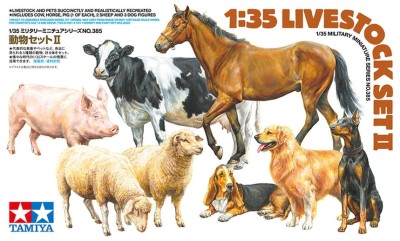 TAMIYA 35385 1:35 Livestock Set II