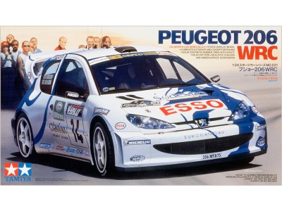 TAMIYA 24221 1:24 Peugeot 206 WRC