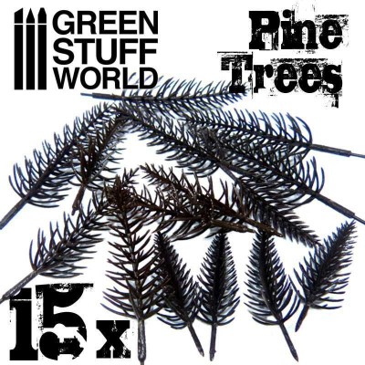 GSW 9288 Model PINE Tree Trunks [SET 15pcs] (gołe drzewka)