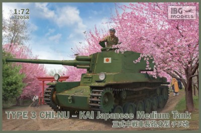 IBG 72058 1:72 Type 3 Chi-Nu - Kai Japanese Medium Tank