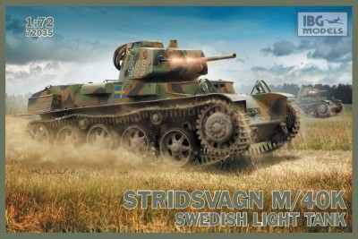 IBG 72035 1:72 Stridsvagn M/40K Swedish Light Tank